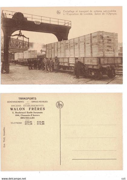 Bruxelles Déménagements-Transports Walon Frères  Emballage et transport de voitures automobiles