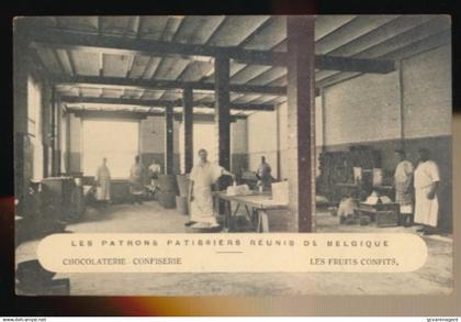 LES PATRONS PATISSIERS REUNIS DE BELGIQUE , COCOLATERIE CONFISERIE - LES FRUITS CONFITS