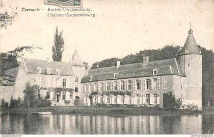 [-10%] BELGIQUE - Ternat - Kasteel Cruquembourg - Château Cruquembourg - Etang - Tour - édifice - Carte Postale Ancienne
