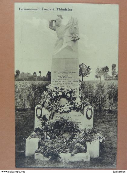 Le monument Fonck à Thimister