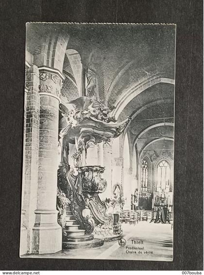 THIELT / PREDIKSTOEL , CHAIRE DE VÉRITÉ / EDIT. VAN LANDEGHEM  / PROVENANT D'UN CARNET