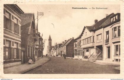 [-40%] BELGIQUE - Oostroozebeke - De Statiestraat - Rue - Ed Hector Roelens - Obl Oostrozebeke - Carte postale ancienne