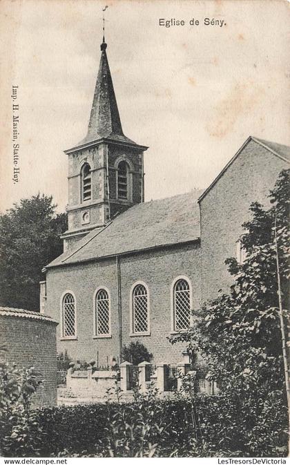 [-15%] BELGIQUE - Eglise de Sény - vue en façade - de lextérieure - Carte postale Ancienne