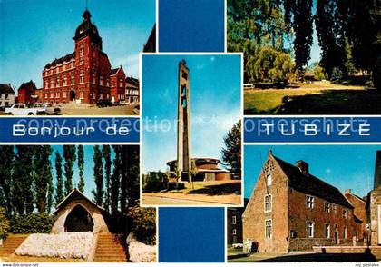Tubize Park Kirche Rathaus