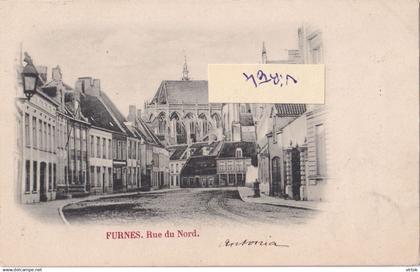 Veurne - Furnes :   rue du nord     (    zie scans )