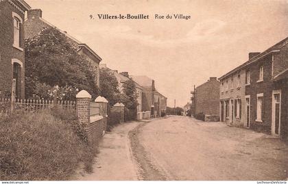 [-5%] BELGIQUE - Villers le Bouillet - Rue du Village - Edit Cuivers- Lemye - Carte postale ancienne