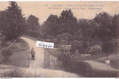 VILVOORDE :  ingang van de staat's tuinbouwschool