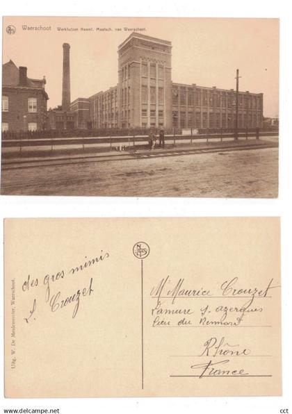 Waerschoot  Waarschoot  Werkhuizen Naaml. Maatschapij van Waerschoot