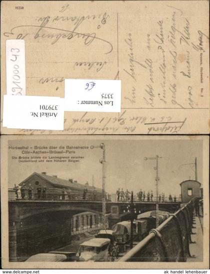 379701,Belgium Lontzen Herbesthal Brücke über die Bahnstrecke Köln-Aachen-Brüssel-Par