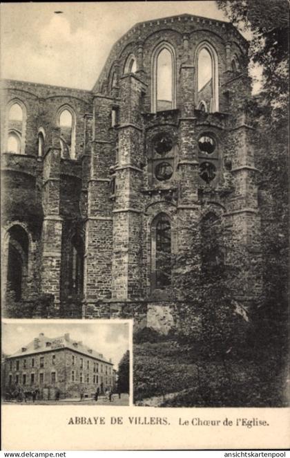 CPA Villers-la-Ville Brabant wallon, Abbaye, Eglise