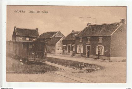 CP BELGIQUE ACOSSE Arret du Tram
