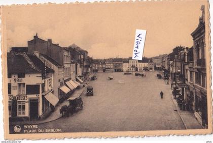 Wavre :  Place du sablon  1936            (  voir scan pour detail )
