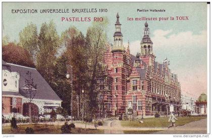 Brussel 1910 - Pavillon Hollandais - Pastilles Rio (2709)