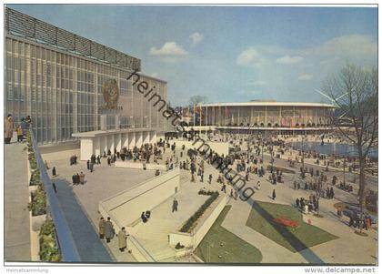 Bruxelles EXPO 1958 - Les Pavillons de USSR et des USA - UdSSR und USA