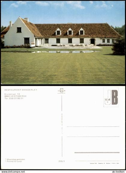 Hertsberge-Oostkamp Hertsberge Oostkamp Restaurant Manderley 1980