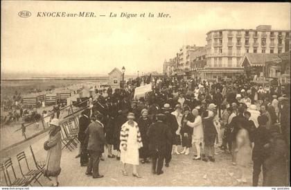 Knocke-sur-Mer La Digue et la Mer