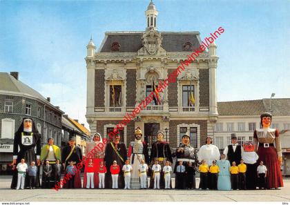 Alle Wetterse Reuzen op een familiefoto 1989 - Wetteren