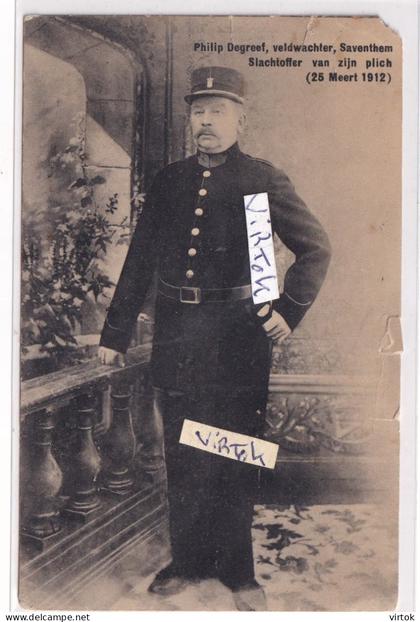 ZAVENTEM :  Philip Degreef : veldwachter - Gendarm -    zie scans