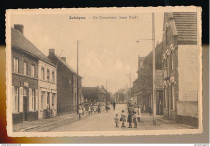 ZEDELGEM    DE DORPSTRAAT.  NAAR ZUID