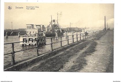 Zelzate - Gesprongen brug.