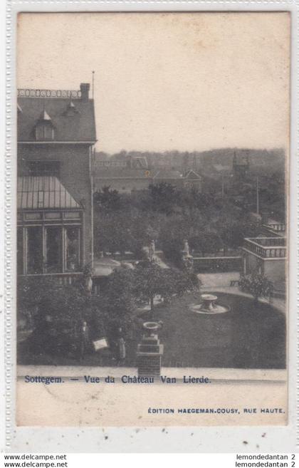 Sottegem. Vue du chateau Van Lierde. *