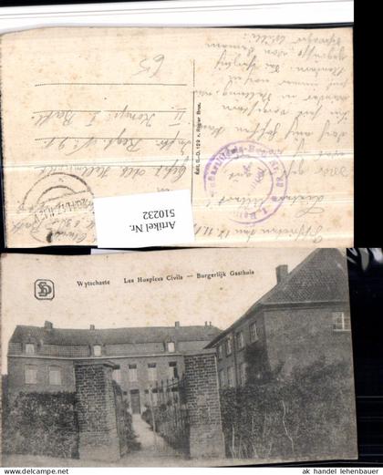 510232,Belgium Heuvelland Wytschaete Hospices Civils Burgerlijk Gasthuis