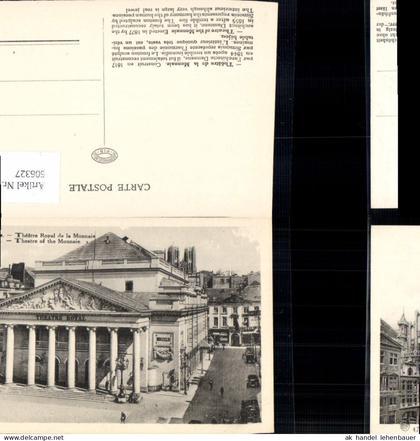 606327,Brüssel Bruxelles Theatre Royal de la Monnaie Theatre of the Monnaie Theater