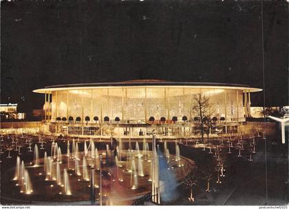BF319 pavilion des USA la nuit bruxelles belgium