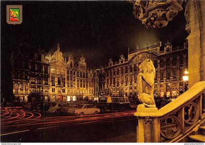 BR21625 Bruxelles Grand s palce la nuit  belgium