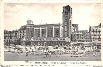 BR40102 blankenberge plage et casino strand en casino belgium   Belgium