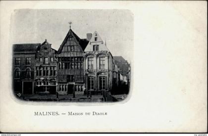Malines Mechelen Flandre Malines Maison Diable