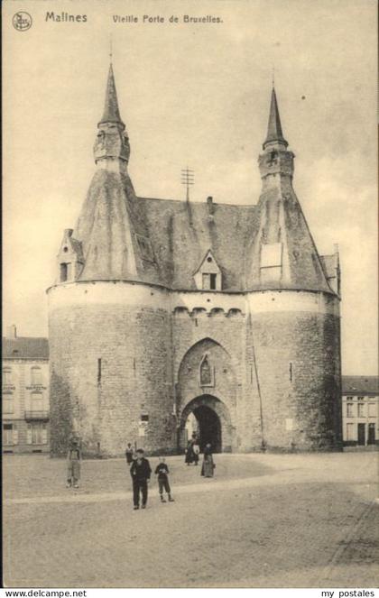 Malines Mechelen Flandre Malines Porte Bruxelles