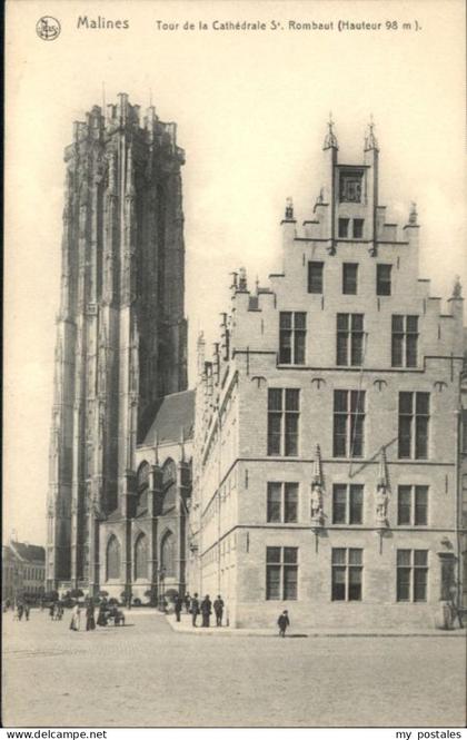 Malines Mechelen Flandre Malines Tour Cathedrale St. Rombaut