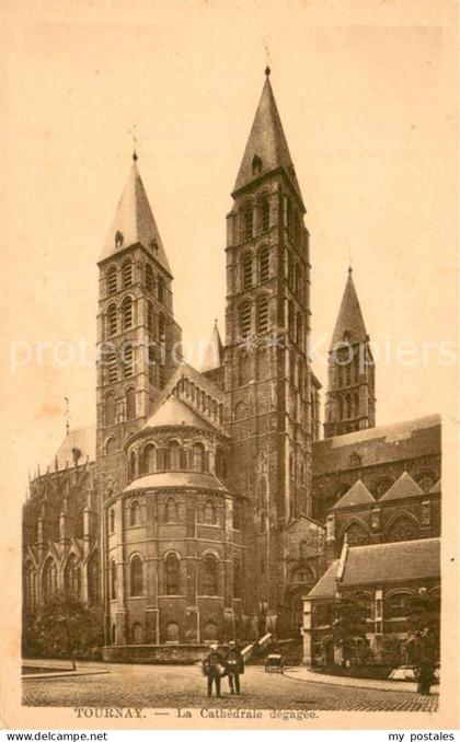 Tournay  Belgie La Cathedrale dégagée