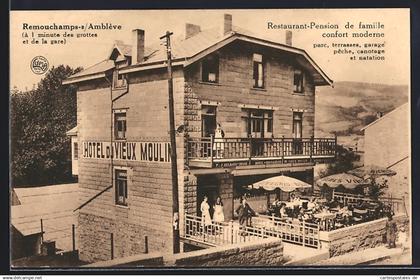 AK Remouchamps-s-Amblève, Restaurant-Pension de famille