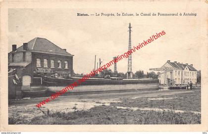 Blaton - le progrès 5e Ecluse le Canal de Pommeroeul - Antoing