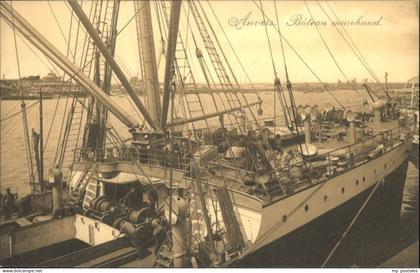 Anvers Antwerpen Anvers Bateau Marchand