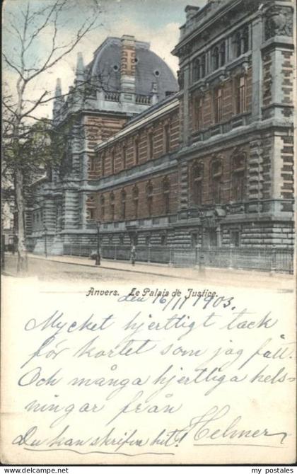 Anvers Antwerpen Anvers Palais Justice