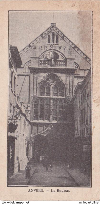 BELGIUM - Anvers - La Bourse