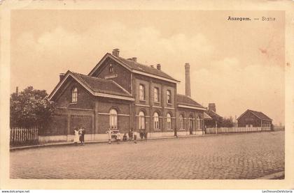 [-20%] BELGIQUE -  Anzegem - Statie - Edit Papeterie St Amand - Vue générale - Animé - Carte postale ancienne