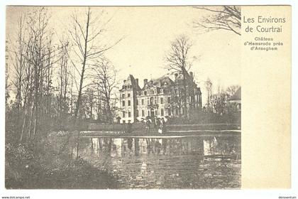 Les environs de Courtrai Château d'Hemsrode près d'Anseghem [kasteel van Anzegem Thiennes Limburg Stirum Courtebourne]