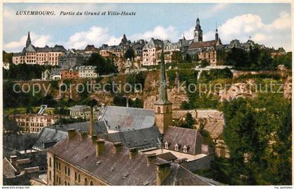 Luxembourg Luxembourg Partie du Grund et Ville Haute