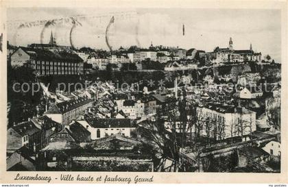 Luxembourg Luxembourg Ville haute et faubourg Grund