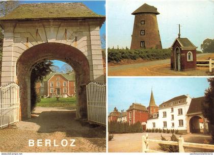 [-5%] BELGIQUE - Berloz - Entrée du château de Rosoux - Moulin et chapelle à Corswarem - église - Carte Postale