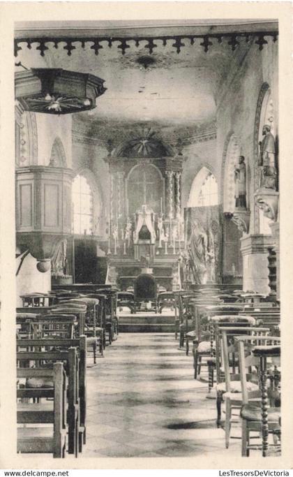 [-5%] BELGIQUE - Berloz - Intérieur de léglise - Carte Postale Ancienne
