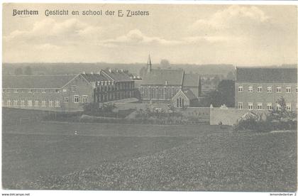 Bertem - Berthem - Gesticht en school der E. Zusters (Uitg. Ed. De Coster)