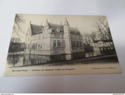 Beveren Waas,Le Chateau Te Walle du Senateur Comte de Bergeyck