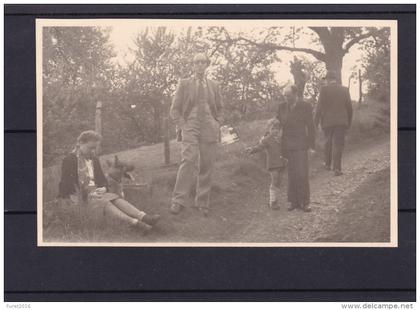 Carte Photo famille ( Housse , ) (enfant avec publicité  dubonnet