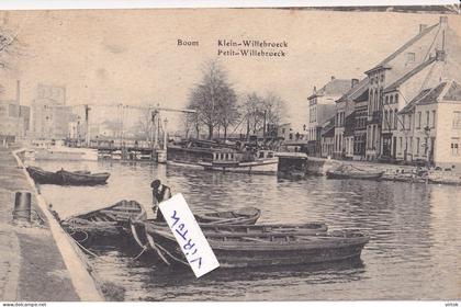 BOOM :  Klein-Willebroek   (  carnet kaart )   edit.  Franz Van Dievoort te Boom