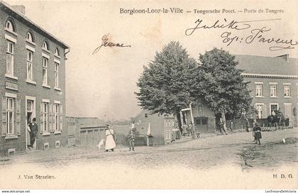 [-50%] Belgique - Borgloon Looz la ville - Tongersche poort - Porte de Tongres - Edit. J. Van Straelen - Carte Postale A